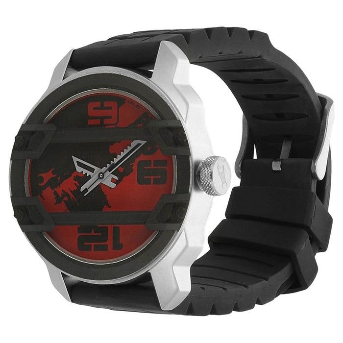 Fastrack Red Dial Analog Watch for Men 3153KP01