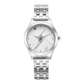Fastrack Stunners Silver Dial Metal Strap Watch for Girls 6152SM08