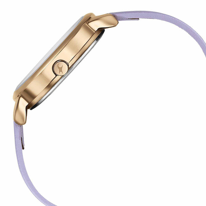 Fastrack Stunnerse Quartz Multifunction Purple Dial Leather Strap Watch for Girls