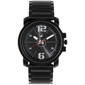 Fastrack Watch with Black Stainless Steel Strap for Guys 3039NM02, Black, Free Size, bracelet