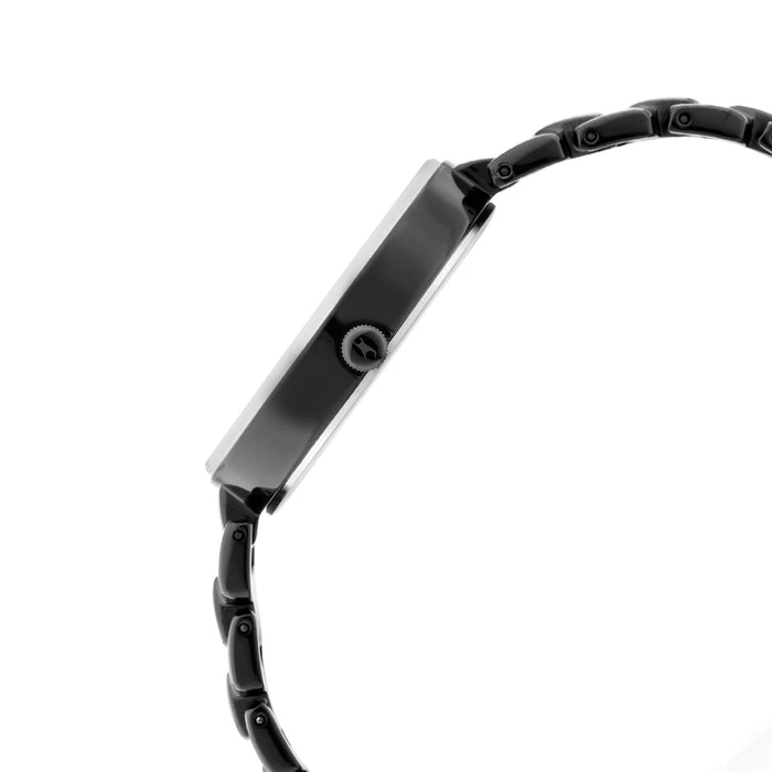 Fastrack Women Stainless Steel Black Dial Analog Watch -Nr6216Nm01, Band Color-Black