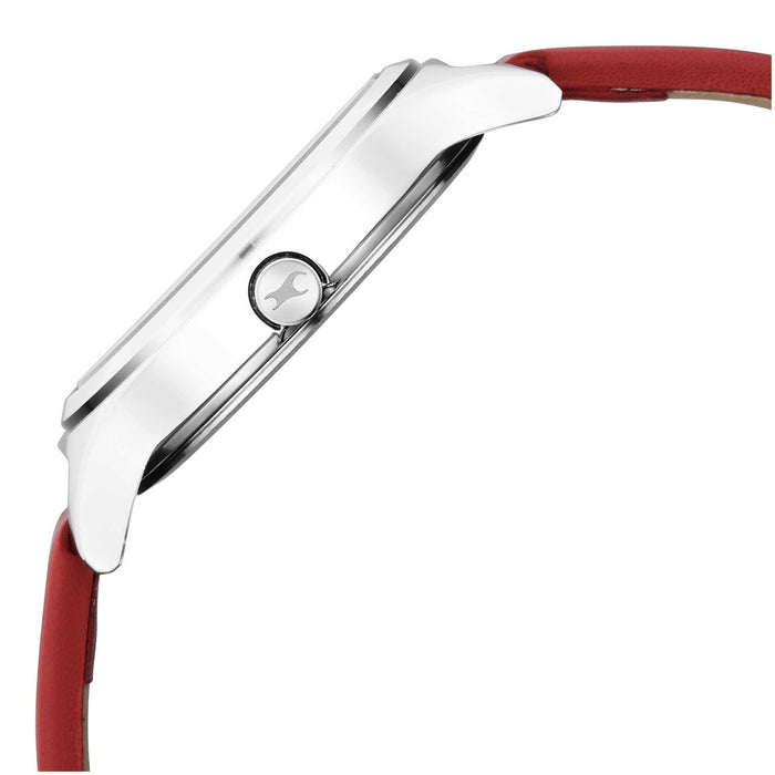 Fastrack Women's Quartz Watch with Analog Display and Leather Bracelet 6152SL07