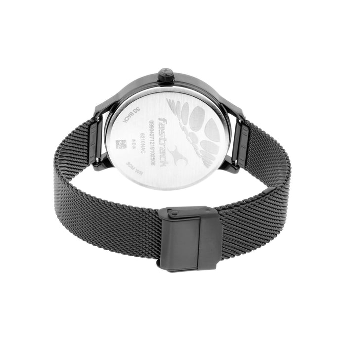 Fastrack x Ananya Panday-Fit Out Analog Blue Dial Women's Watch-NN6210NM03/NR6210NM03, Black, Analog Watch