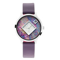 Fastrack x Ananya Panday-Fit Out Analog Multicolor Dial Women's Watch-NN6210SL02, Purple, strap