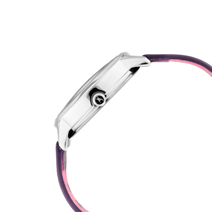 Fastrack x Ananya Panday-Fit Out Analog Multicolor Dial Women's Watch-NN6210SL02, Purple, strap