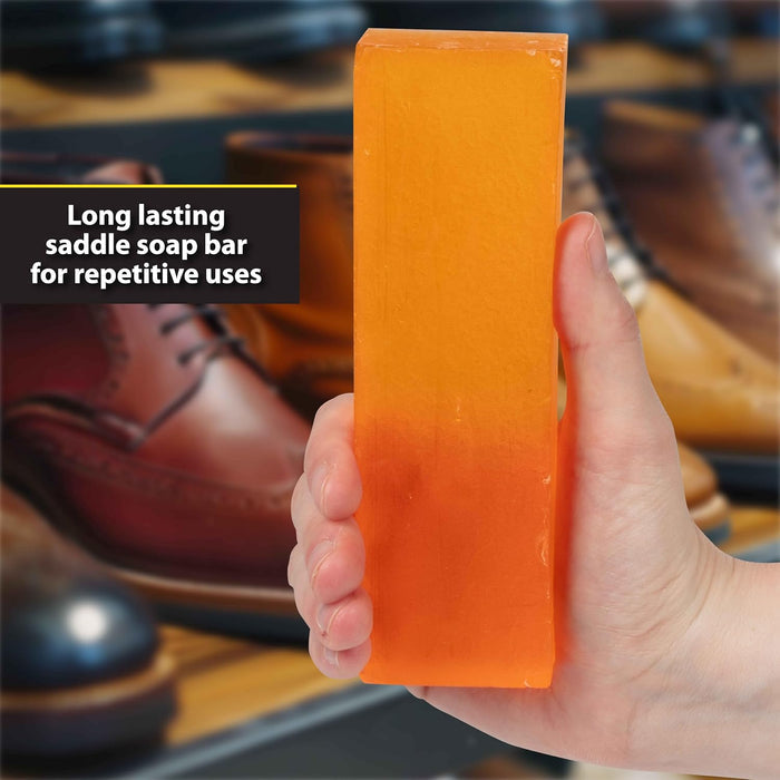 Fiebing's Glycerine Saddle Soap Bar 7 oz. Clean & Preserve Leather, Satin Finish