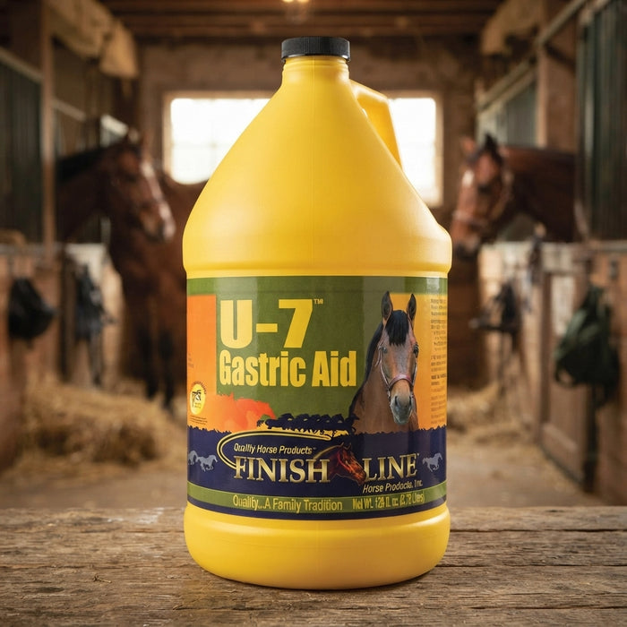 Finish Line U-7 Gastric Aid Liquid for Horses 1 Gallon