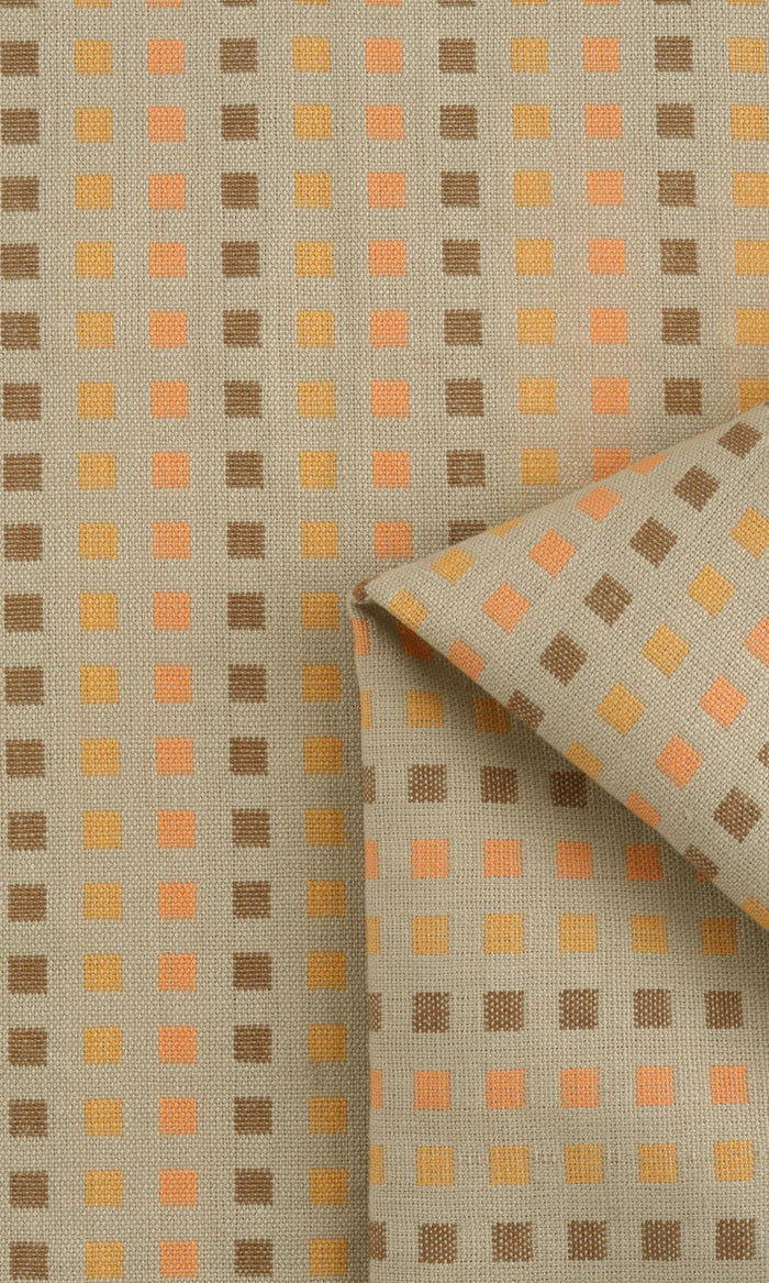 Cotton Curtains (Beige/ Grey) Extra Long Short Wide