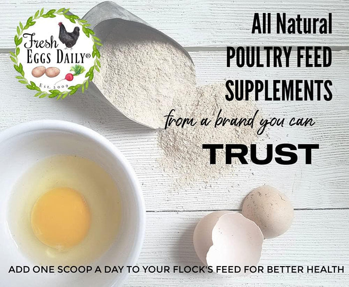 Fresh Eggs Daily Brewers Yeast 16 oz. Garlic Niacin Chicken Duck Bone Immunity