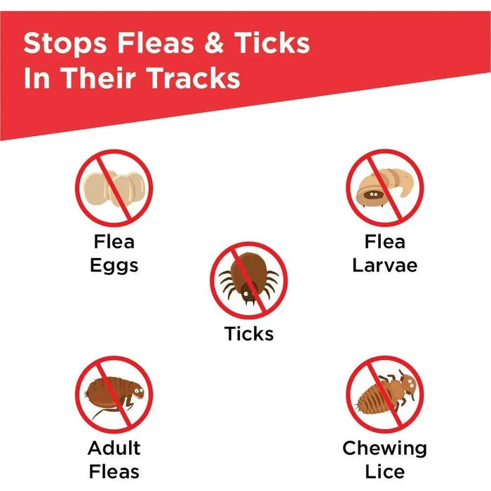 Frontline Plus Dogs 89-132 lbs 3 Pack Flea Tick Treatment Kills Eggs & Larvae