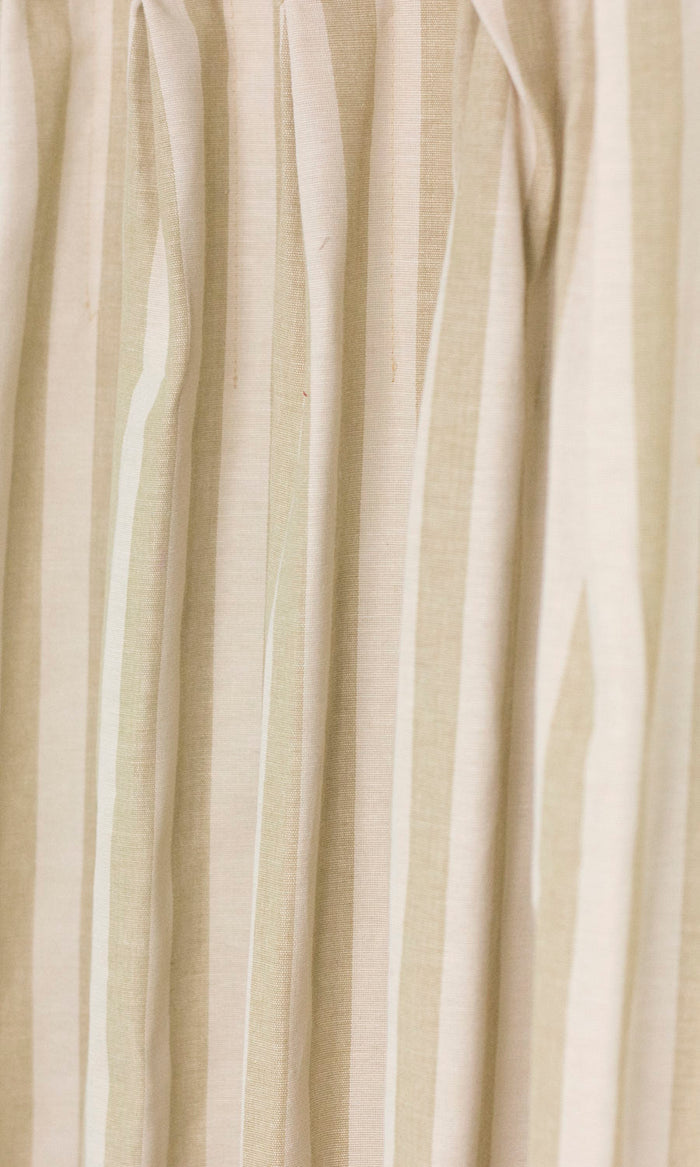 Cotton Pinch Pleat, Rod Pocket, Eyelet Curtains (Cream/ Beige)