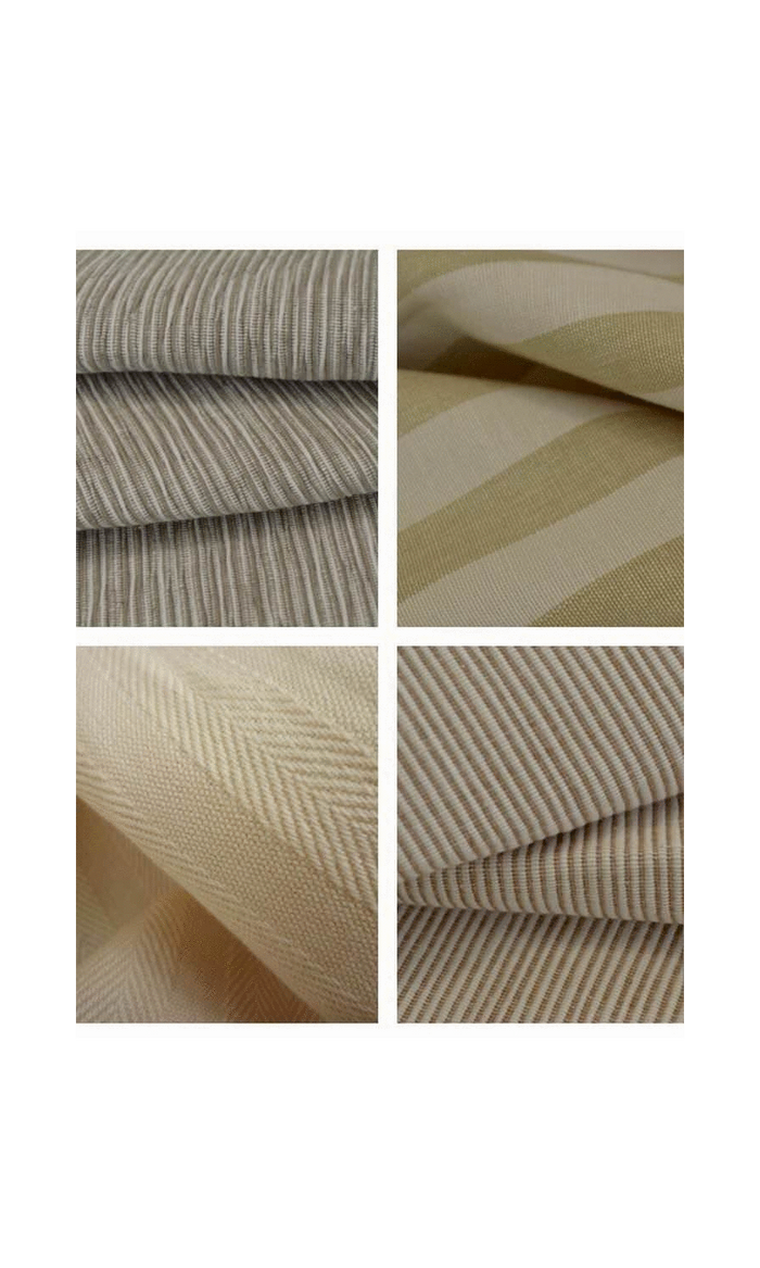 Cotton Curtains (Cream/ Beige) Extra Long Short Wide
