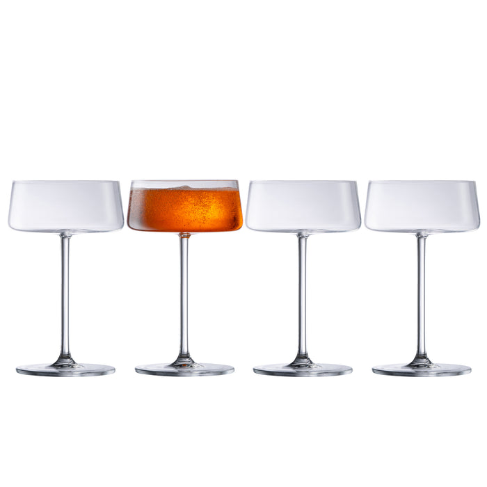 Galway Crystal Alto Cocktail/Martini Set of 4