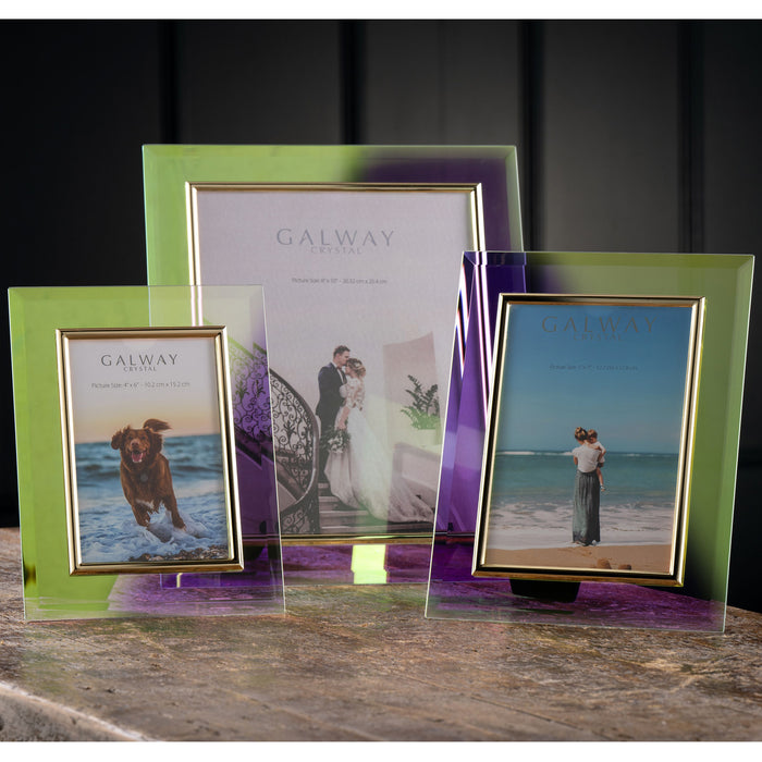 Galway Crystal Lustre Glass 5 x 7 Frame