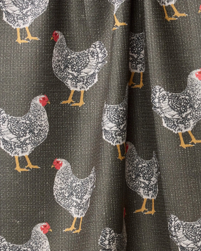 Geometry Kitchen Tea Towel: Hen House