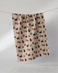 Geometry Kitchen Tea Towel: Salem Woods