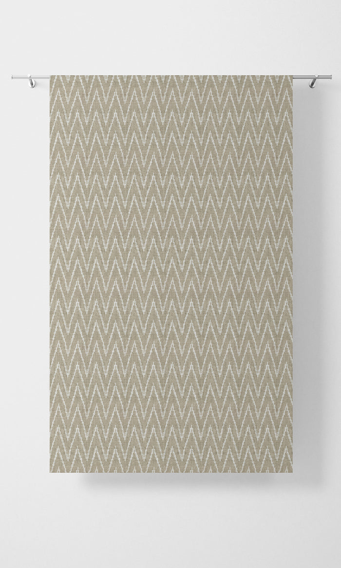 Houndstooth Print Home Textile Fabric Material By the Metre (Beige/ White)