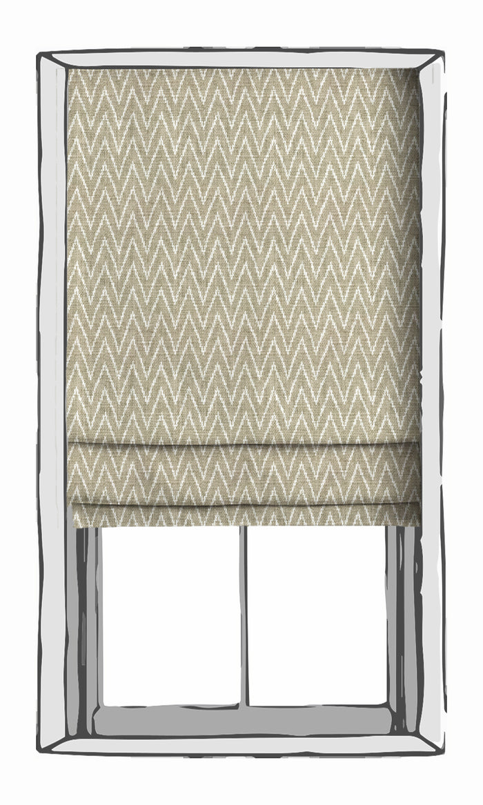 Houndstooth Print Fabric Material By the Metre (Beige/ White)