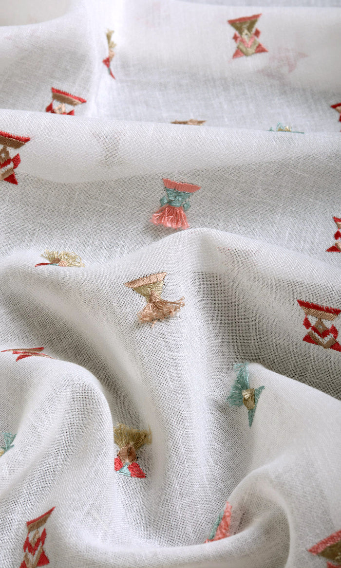 Semi Sheer Drapes (Red/ Pink/ Beige/ Blue/ White)