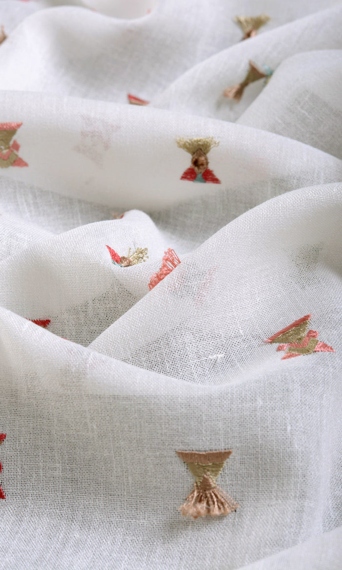 Semi Sheer Made-to-Measure Curtains (Red/ Pink/ Beige/ Blue/ White)