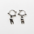 Goth Wisdom Tooth Earrings | Gothic Anatomical Dangle Earrings