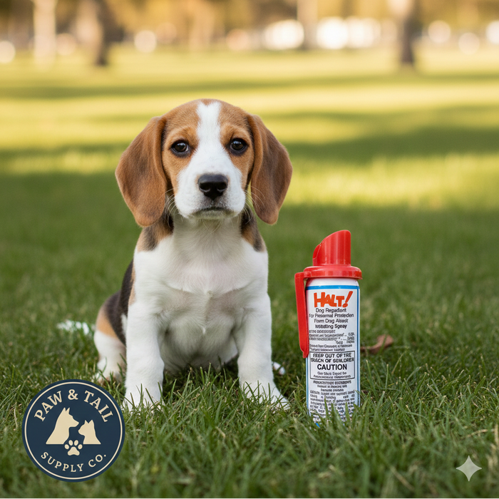 Halt Dog Repellent Spray 1.5 oz Effective Safe Capsaicin Defense for Dogs