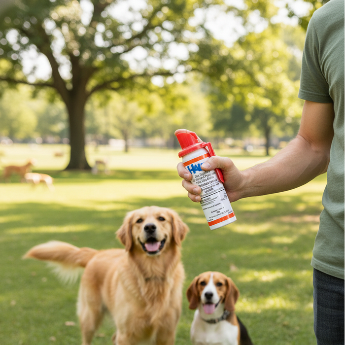 Halt II Dog Repellent Spray 1.5 oz Extra Strong Capsaicin Dog Deterrent 2-Pack