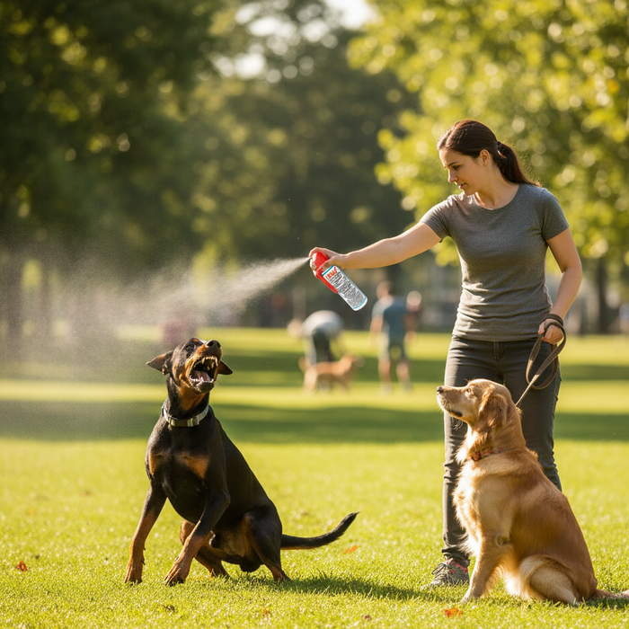Halt II Dog Repellent Spray 1.5 oz Extra Strong Capsaicin Dog Deterrent 6-Pack