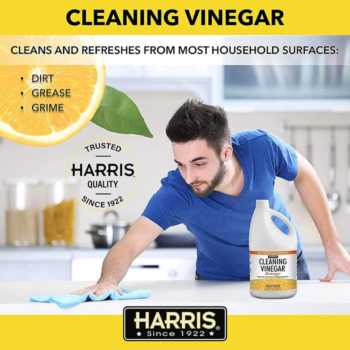 Harris Cleaning Vinegar, Mandarin Orange 128 Fl. Oz. Gallon Harris