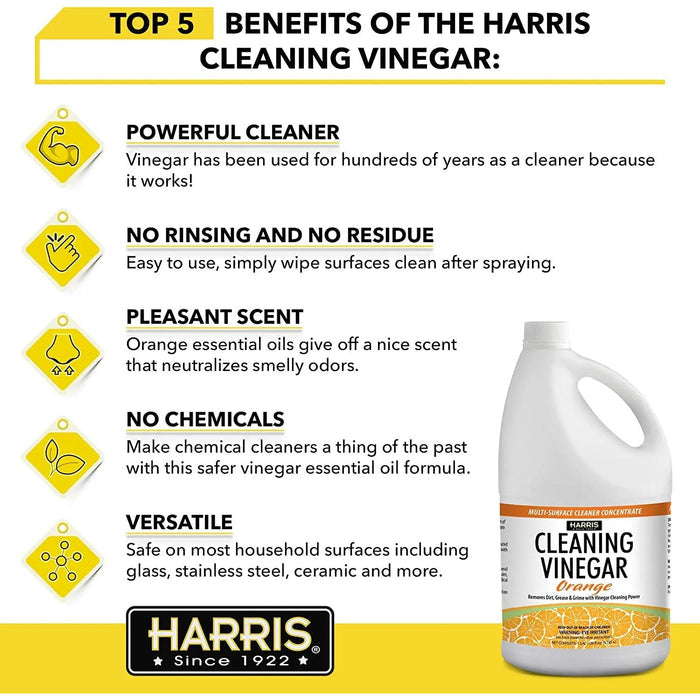 Harris Cleaning Vinegar, Mandarin Orange 128 Fl. Oz. Gallon Harris