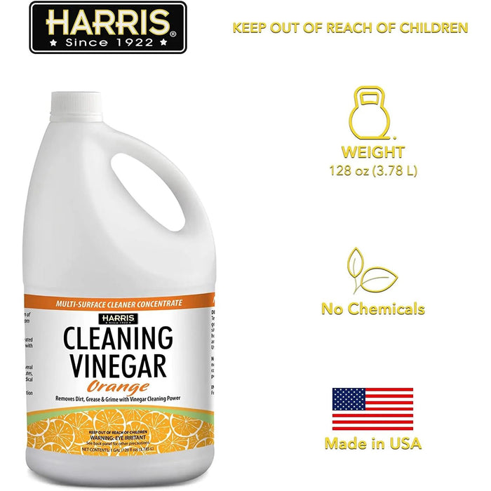 Harris Cleaning Vinegar, Mandarin Orange 128 Fl. Oz. Gallon Harris