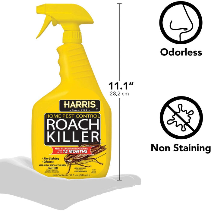 HARRIS Roach Killer, Liquid Spray with Odorless 32 oz. Harris
