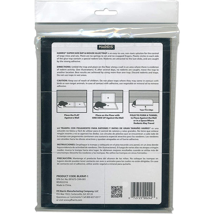 HARRIS Rat and Mouse Glue Trap, Super Size Harris