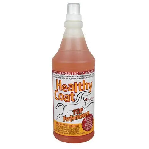 Healthy Coat Equine Horse Feed Supplement for Horses 32 oz. Healthy Coat