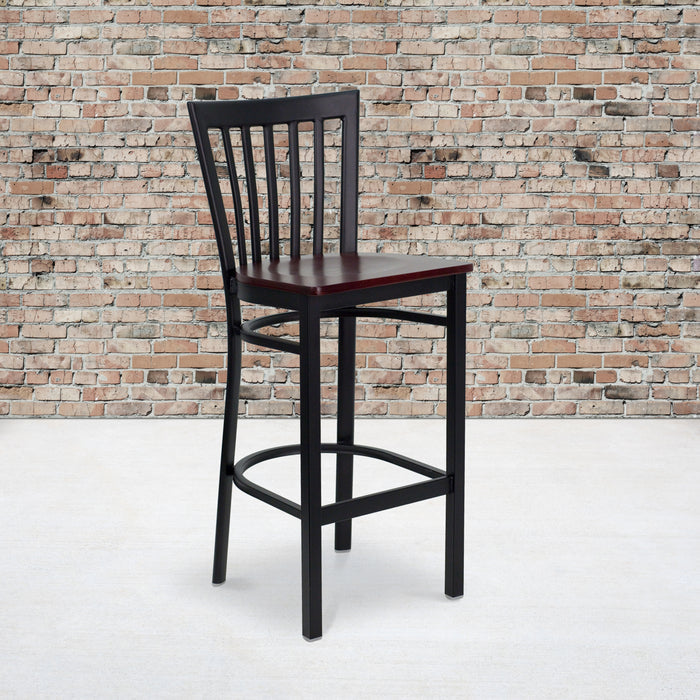Black School Stool-Mah Seat