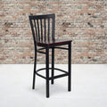 Black School Stool-Mah Seat