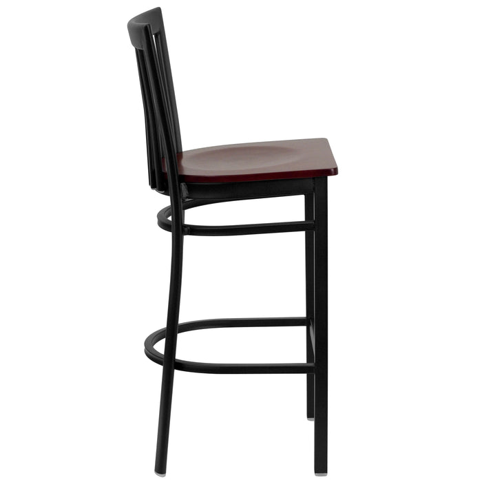 Black School Stool-Mah Seat