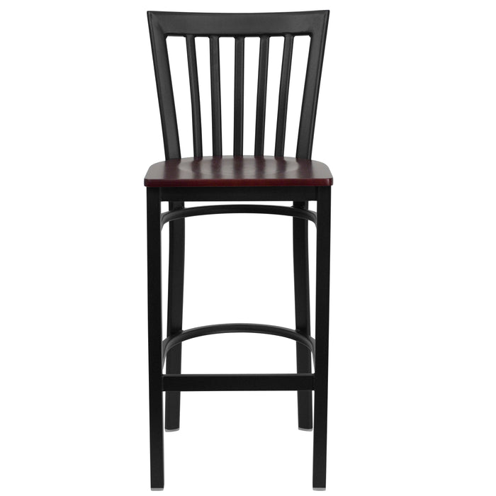 Black School Stool-Mah Seat