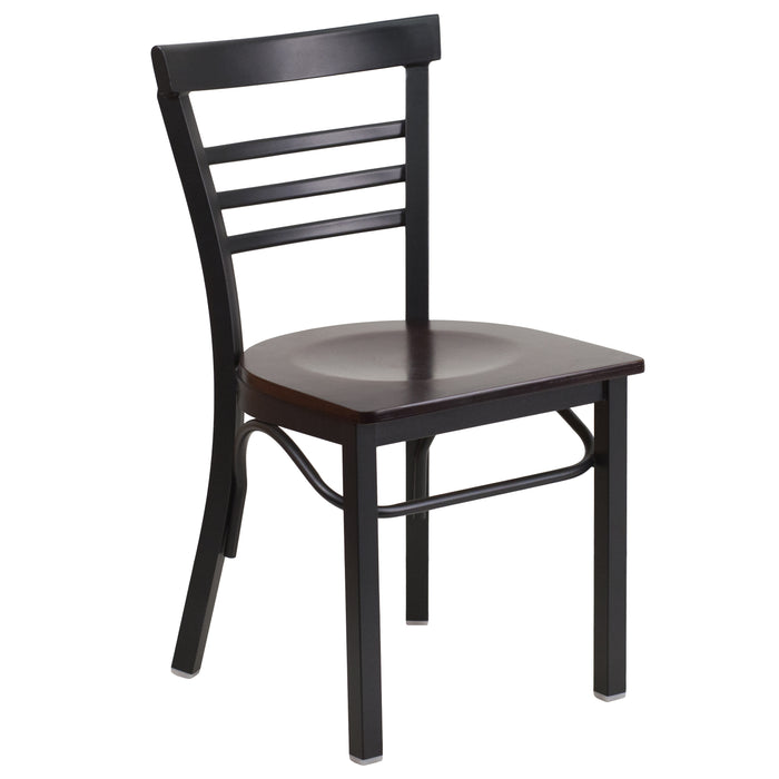 Black Ladder Chair-Wal Seat