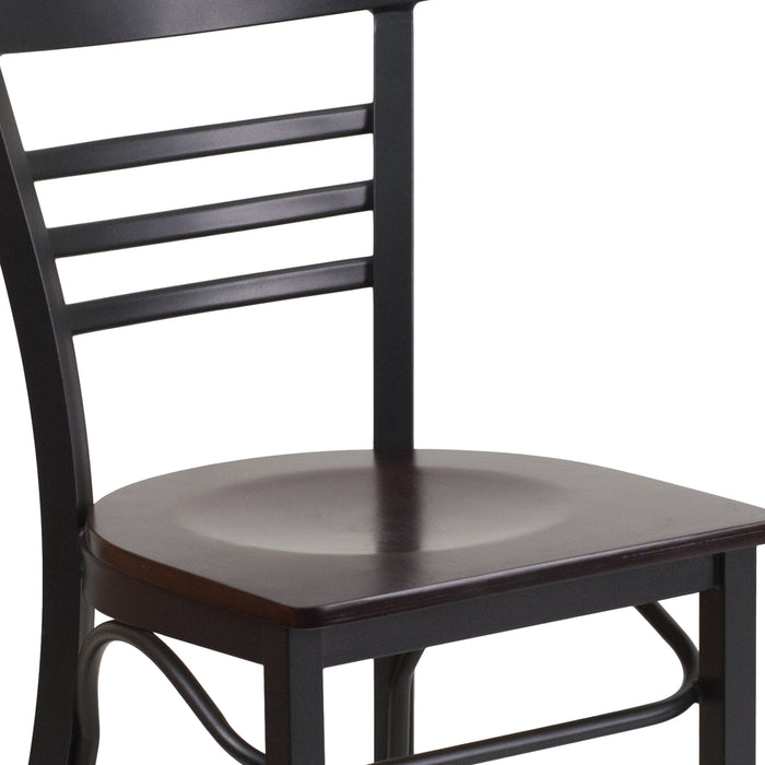 Black Ladder Chair-Wal Seat