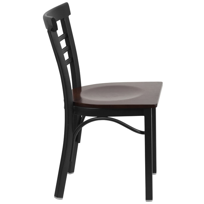 Black Ladder Chair-Wal Seat