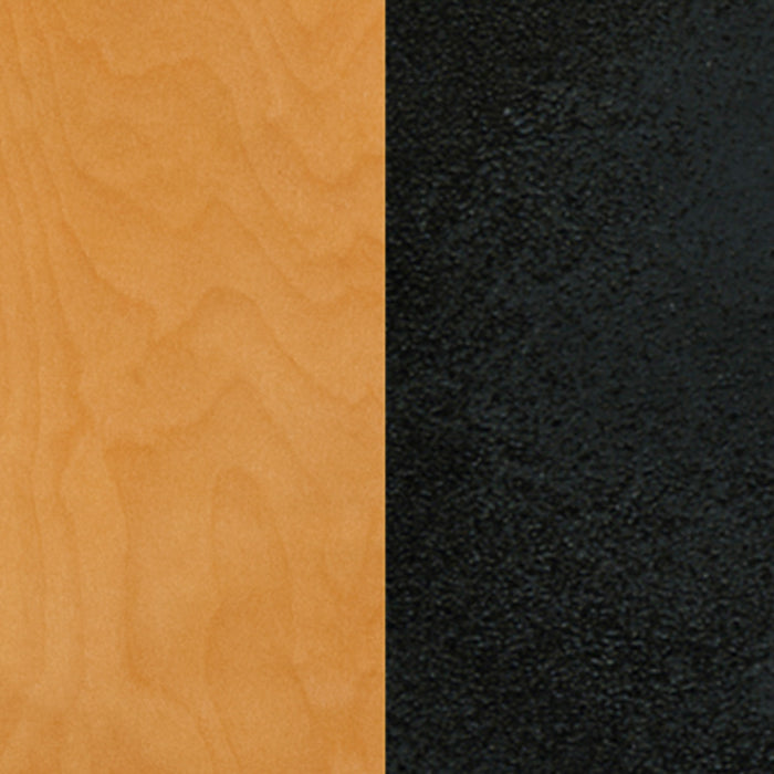 Black Window Stool-Nat Seat