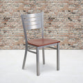 Silver Slat Chair-Chy Seat