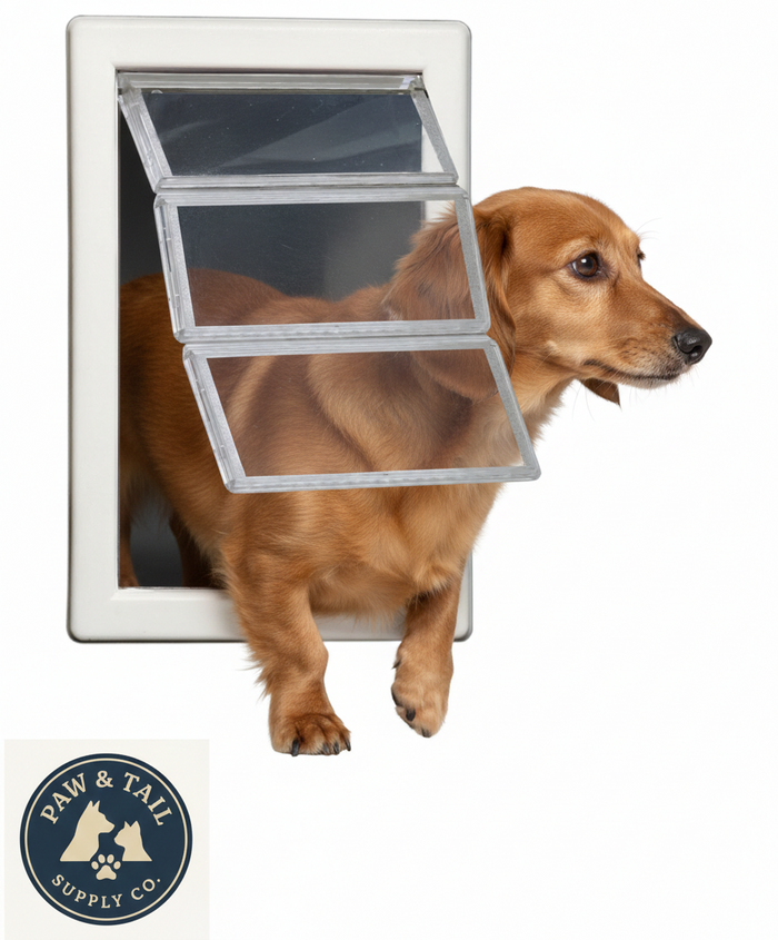 Ideal Pet Products Air-Seal Pet Door Medium White