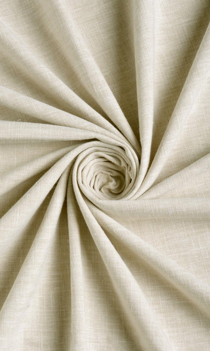 Poly-Cotton Blend Home Décor Fabric By the Metre (Pale Beige)