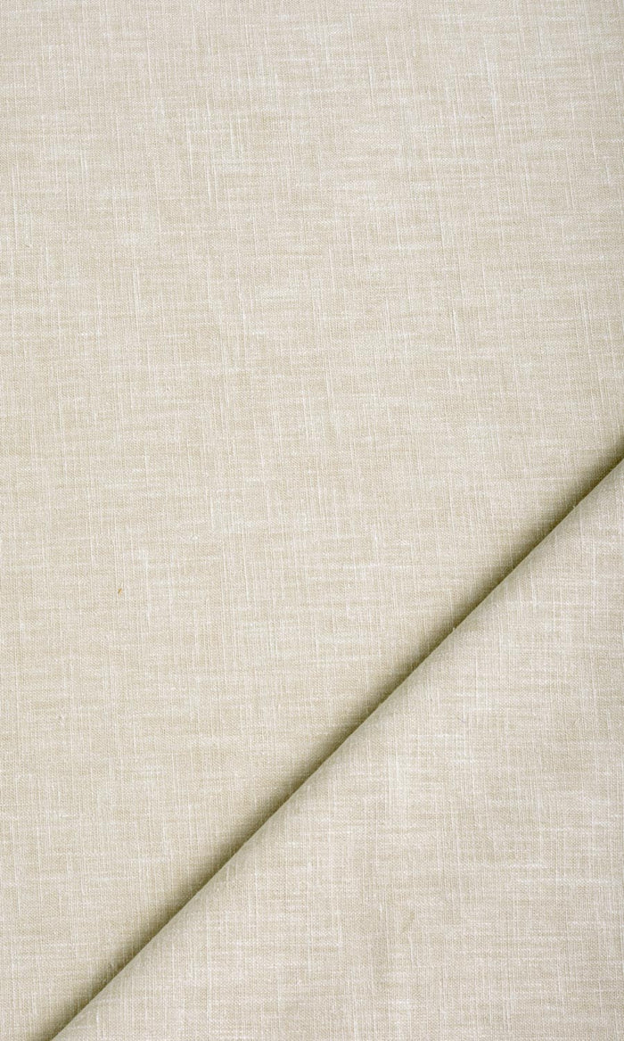 Poly-Cotton Blend Home Textile Fabric Material By the Metre (Pale Beige)