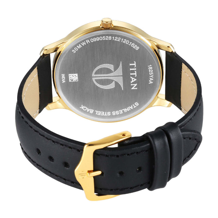 Karishma Radiance Black Dial Analog Watch for Men 1825YL03