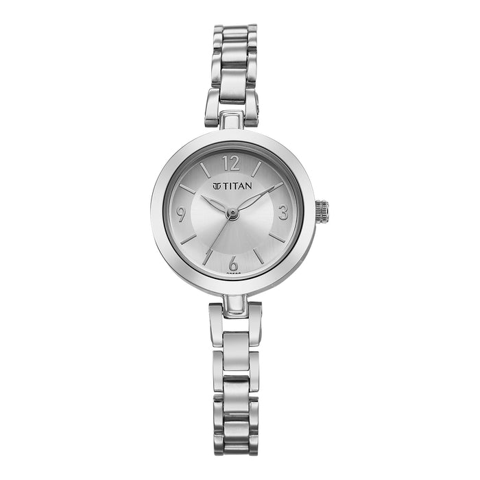 Karishma Radiance Women’s Watch 2598SM07 – Silver Dial, Silver Stainless Steel Strap, Quartz, Mineral Glass
