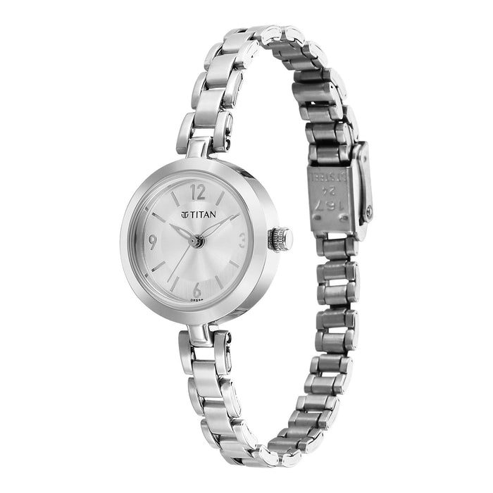 Karishma Radiance Women’s Watch 2598SM07 – Silver Dial, Silver Stainless Steel Strap, Quartz, Mineral Glass