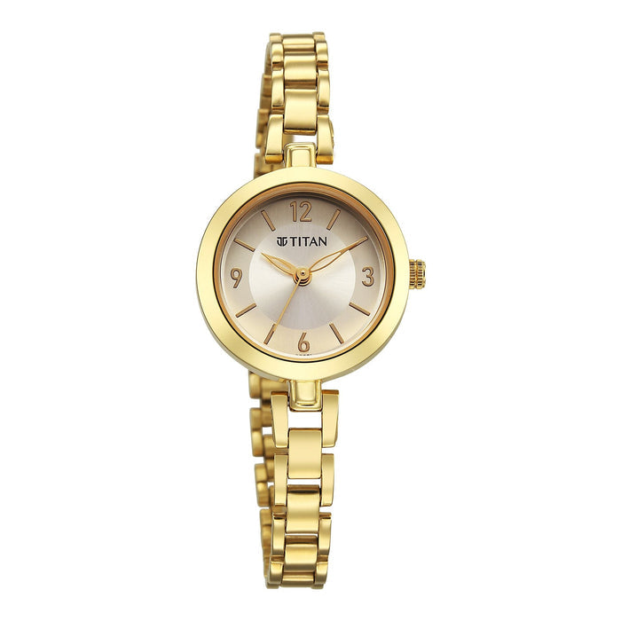 Karishma Radiance Women’s Watch 2598YM05 – Rose Gold Dial, Gold-Tone Stainless Steel Strap, Quartz